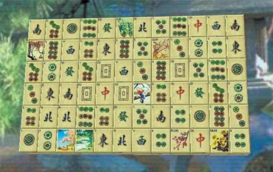 MahJongg Rivers game screen from MahJongg Master 3 by eGames in 2000